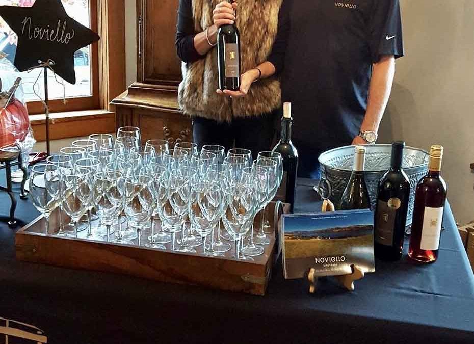 Noviello Pours Award Winning Wines at The Whaley in Chelan!
