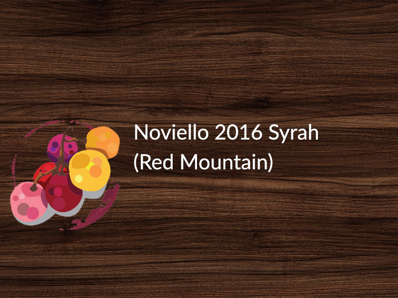 Noviello 2016 Syrah (Red Mountain)