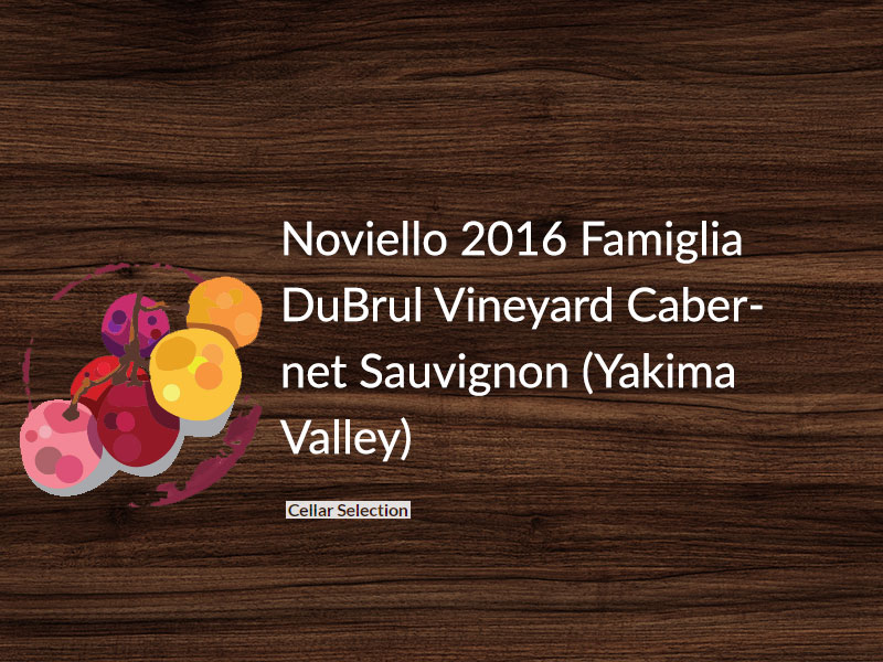 Noviello 2016 Famiglia DuBrul Vineyard